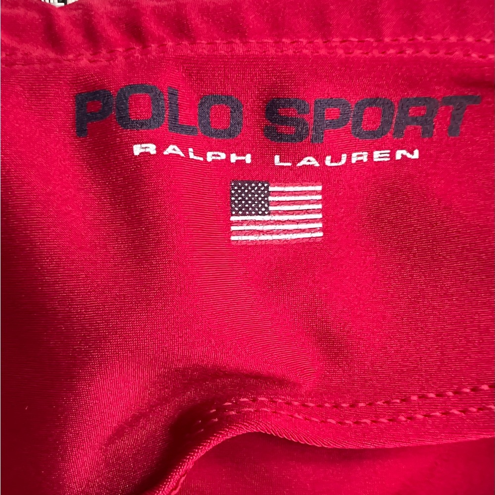 Men's "Polo Sport Ralph Lauren" Red Swim Suit - Picture 2 of 3